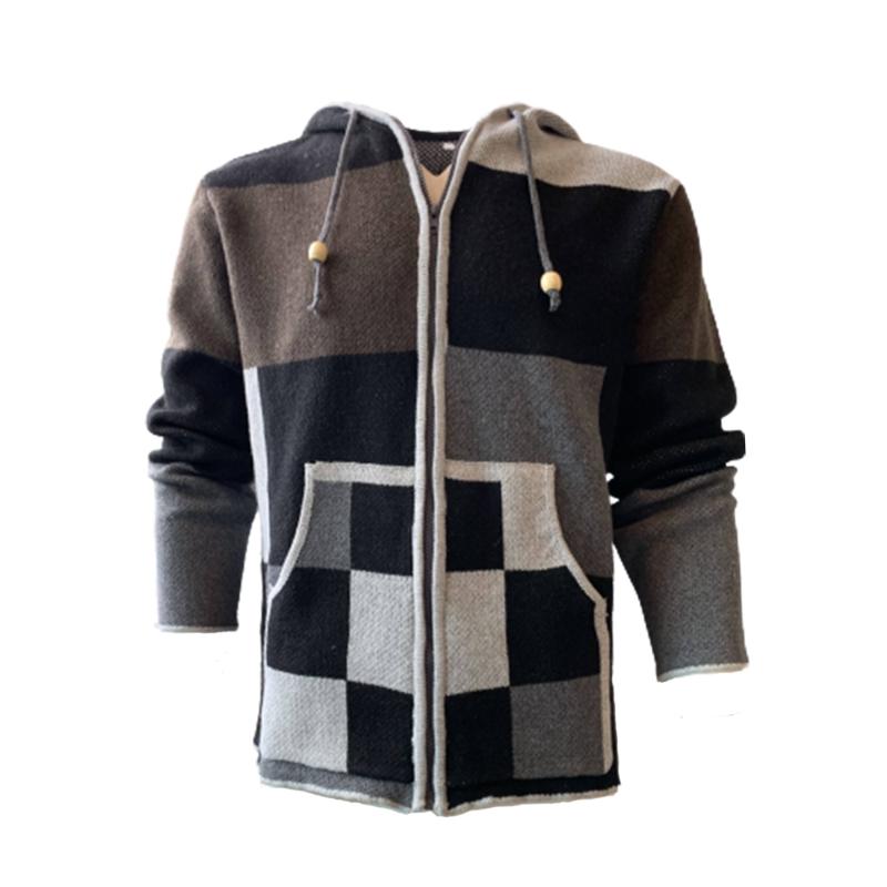 Men Autumn Hooded Coat Sweater Coat Winter Warm Harajuku Color Distressed Zipper Knit Sweater With Pocket Cardigan Plus Size4XL, Black
Men Autumn Hooded Coat Sweater Coat Winter Warm Harajuku Color Distressed Zipper Knit Sweater With Pocket Cardigan Plus Size4XL, Black