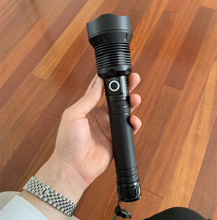led flashlight 90000 lumens 702 most powerful flashlight 26650 usb torch 70 lantern 18650 hunting lamp hand light