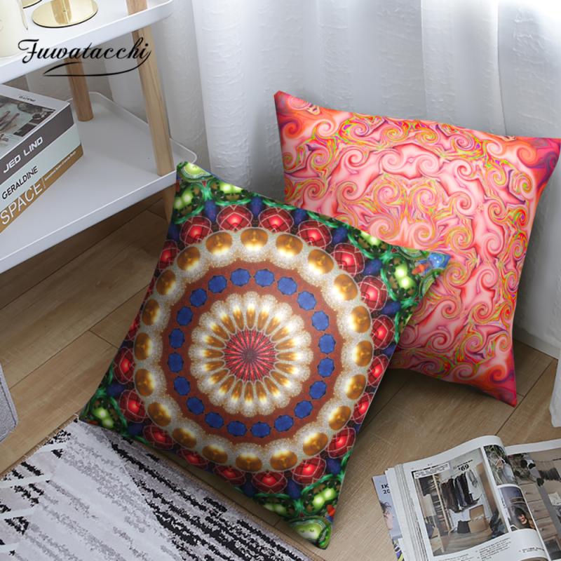 Fuwatacchi Geometric Pattern Cushion Cover Mandala Printed Pillow Covers for Home Sofa Decor Pillowcase Funda Cojin 45x45cm, Pctprht000316
Fuwatacchi Geometric Pattern Cushion Cover Mandala Printed Pillow Covers for Home Sofa Decor Pillowcase Funda Cojin 45x45cm, Pctprht000316