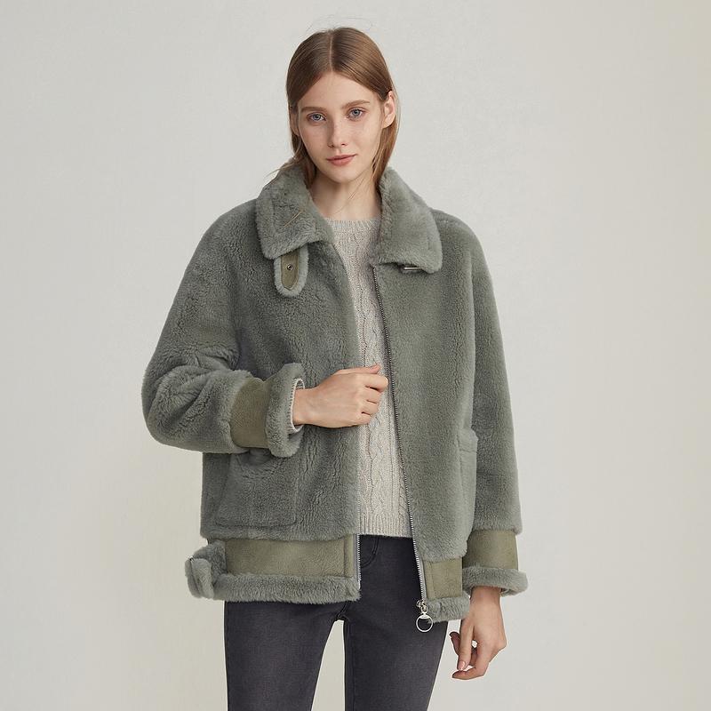Fashion High Quality 100% Real Wool Fur Coat Vintage Elegant Female Jacket Autumn Winter Coats and Jackets Women Abrigo Zjt1507, Green
Fashion High Quality 100% Real Wool Fur Coat Vintage Elegant Female Jacket Autumn Winter Coats and Jackets Women Abrigo Zjt1507, Green