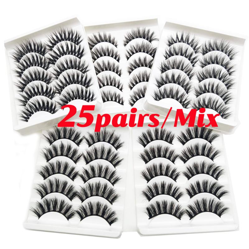 5Pairs/set Faux Mink Hair False Eyelashes Wispy Criss-cross Fluffy Thick Natural Handmade Lash Cruelty-free Eye Makeup LashTools
5Pairs/set Faux Mink Hair False Eyelashes Wispy Criss-cross Fluffy Thick Natural Handmade Lash Cruelty-free Eye Makeup LashTools
