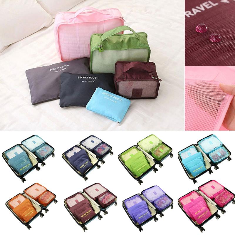 Waterproof Nylon Set of 6pcs Travel Storage Bag Wardrobe Luggage Container Organizer for Clothes Underwear Shoes Blanket 8Colors
Waterproof Nylon Set of 6pcs Travel Storage Bag Wardrobe Luggage Container Organizer for Clothes Underwear Shoes Blanket 8Colors