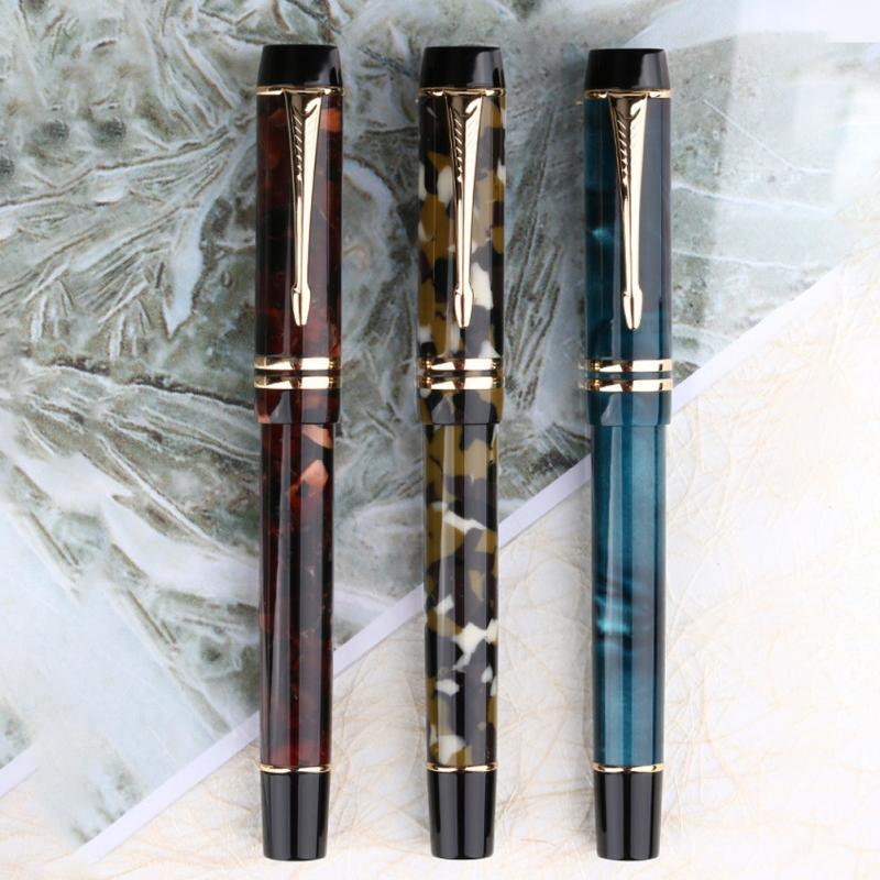 Durable M600S Celluloid Fountain Pen MOONMAN Iridium Fine Nib 0.5mm Super Smooth Fashion Office Writing Gift Pen for Business Y200709
Durable M600S Celluloid Fountain Pen MOONMAN Iridium Fine Nib 0.5mm Super Smooth Fashion Office Writing Gift Pen for Business Y200709