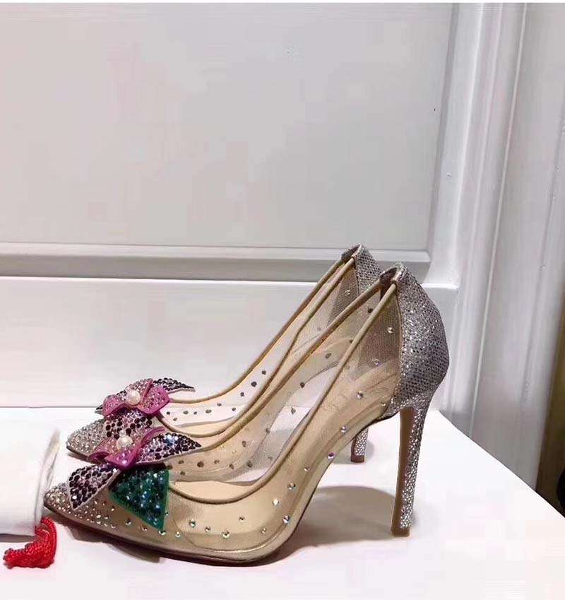 Hot Sale-flower Woman high heels crystals Rhinestone Bling Red bottom Wedding Shoes Pointed Toe mesh Pumps Lady party Shoe Full Packing, Black
Hot Sale-flower Woman high heels crystals Rhinestone Bling Red bottom Wedding Shoes Pointed Toe mesh Pumps Lady party Shoe Full Packing, Black