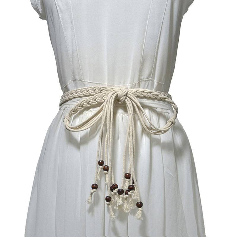 GAOKE New Decorative Waist Belt Women's Waist Rope Fashion Strap Slim Belt Tassel Knotted Chain Dress Accessories, Brown
GAOKE New Decorative Waist Belt Women's Waist Rope Fashion Strap Slim Belt Tassel Knotted Chain Dress Accessories, Brown