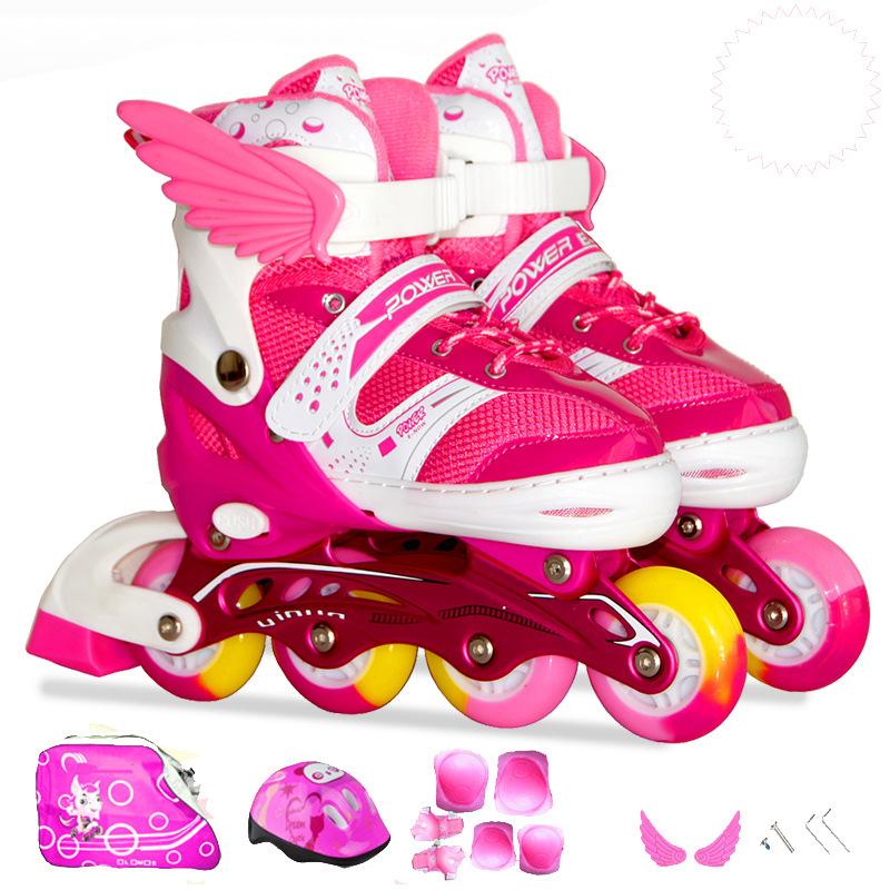 Roller skates full set of children's roller skates flashing street adult adjustable skate shoes outdoor shoes, Blue
Roller skates full set of children's roller skates flashing street adult adjustable skate shoes outdoor shoes, Blue
