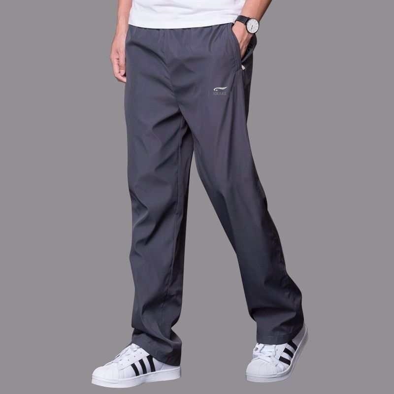 Sportswear Joggers Outside Men's Casual Pants Quickly Dry Breathable Pants Men Trousers Mesh Sweatpants Active Pants 4XL 201217