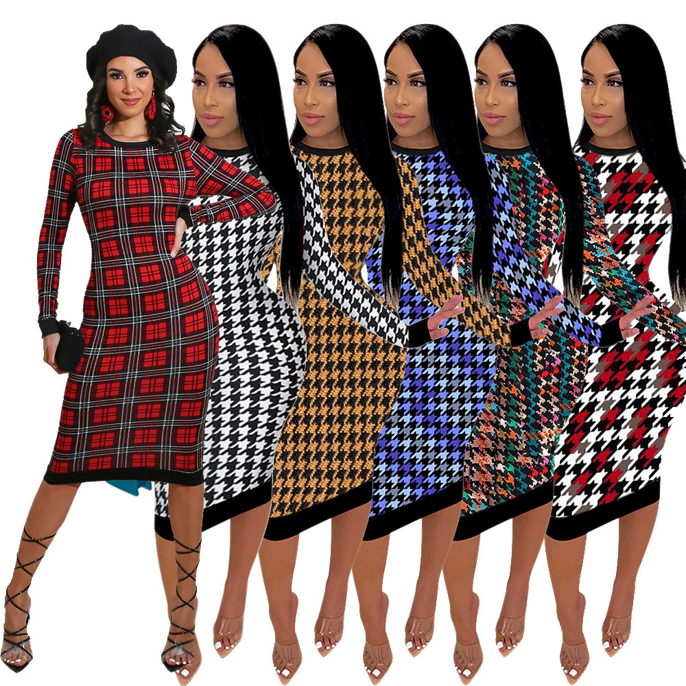 Women Dresses Designers Clothes 2020 Fashion Slim Sweater Casual Loose Dress Long Sleeve Crew Neck Irregular Print Ladies Dress Plus Size, Yellow
Women Dresses Designers Clothes 2020 Fashion Slim Sweater Casual Loose Dress Long Sleeve Crew Neck Irregular Print Ladies Dress Plus Size, Yellow