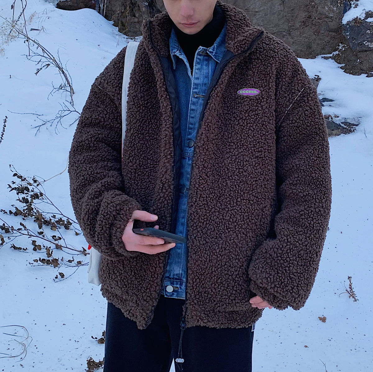 Cotton Man-quilted 2021 Autumn New Winter Bushy Lamb Wool Cotton-quilted Male Clothing FY3A, Khaki.
Cotton Man-quilted 2021 Autumn New Winter Bushy Lamb Wool Cotton-quilted Male Clothing FY3A, Khaki.