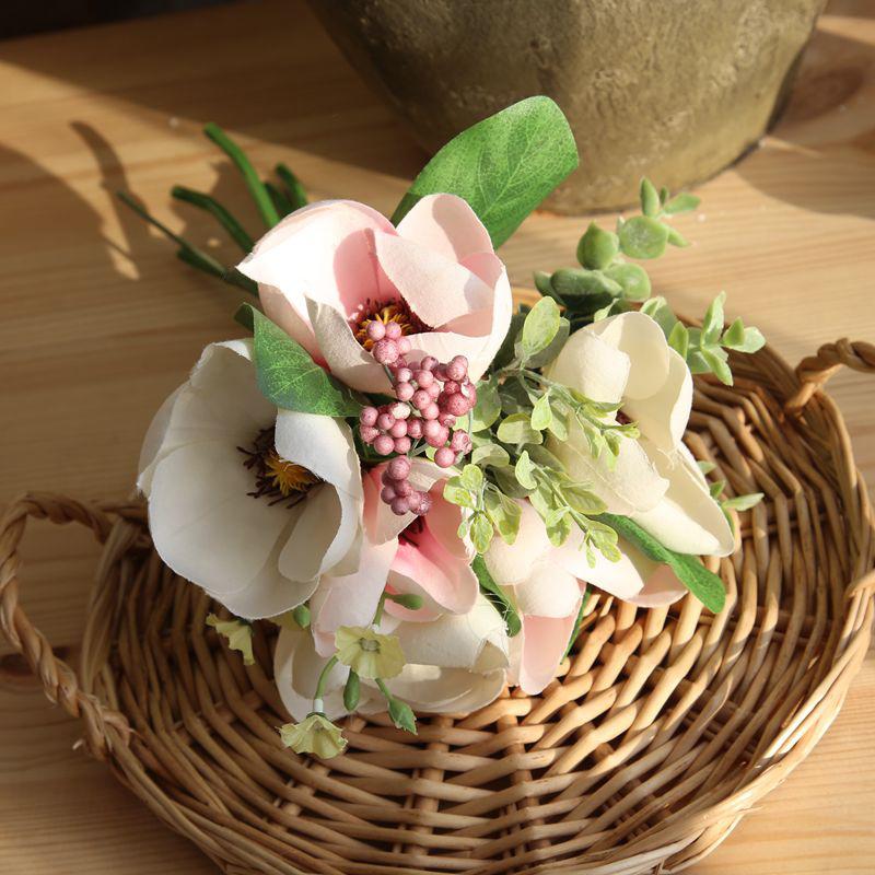 2 Colors Silk magnolia Orchid Bouquet Artificial Flowers Wedding Decoration Bridal Bouquet Home Decor Fake Flower, Pink
2 Colors Silk magnolia Orchid Bouquet Artificial Flowers Wedding Decoration Bridal Bouquet Home Decor Fake Flower, Pink