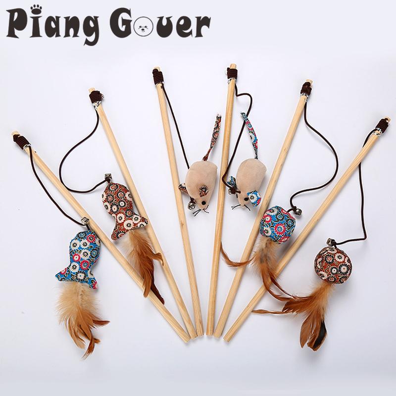3Pcs/lot Pet Cat Catnip Wooden Cat Toy With Bell Feather Mouse Teaser Rod Wooden Pet Toy Grinding 
3Pcs/lot Pet Cat Catnip Wooden Cat Toy With Bell Feather Mouse Teaser Rod Wooden Pet Toy Grinding