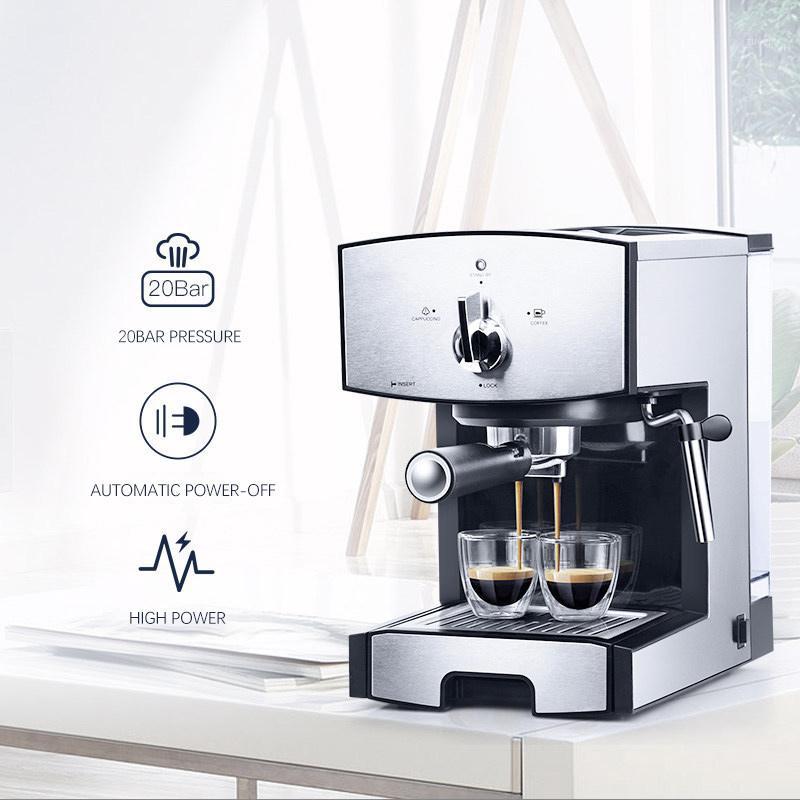 Espresso coffee machine maker Built-In milk frother 20Bar Coffee Makers 1350W cappuccino machine automatic 220V1
Espresso coffee machine maker Built-In milk frother 20Bar Coffee Makers 1350W cappuccino machine automatic 220V1