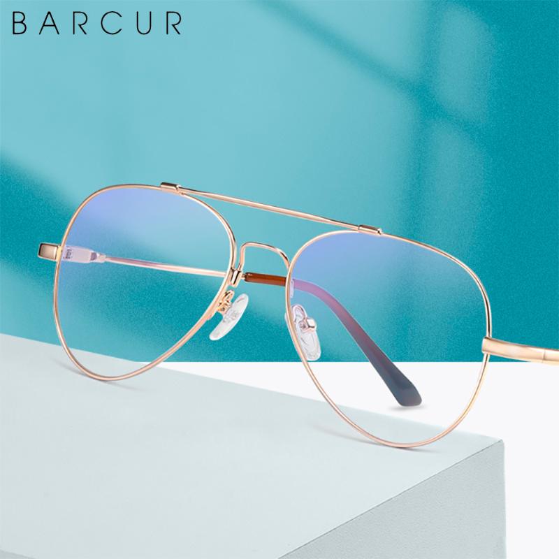 BARCUR Design Classic Pilot Glasses Frame Men Ultralight Fashion Eye Myopia Prescription Optical Eyewear
BARCUR Design Classic Pilot Glasses Frame Men Ultralight Fashion Eye Myopia Prescription Optical Eyewear