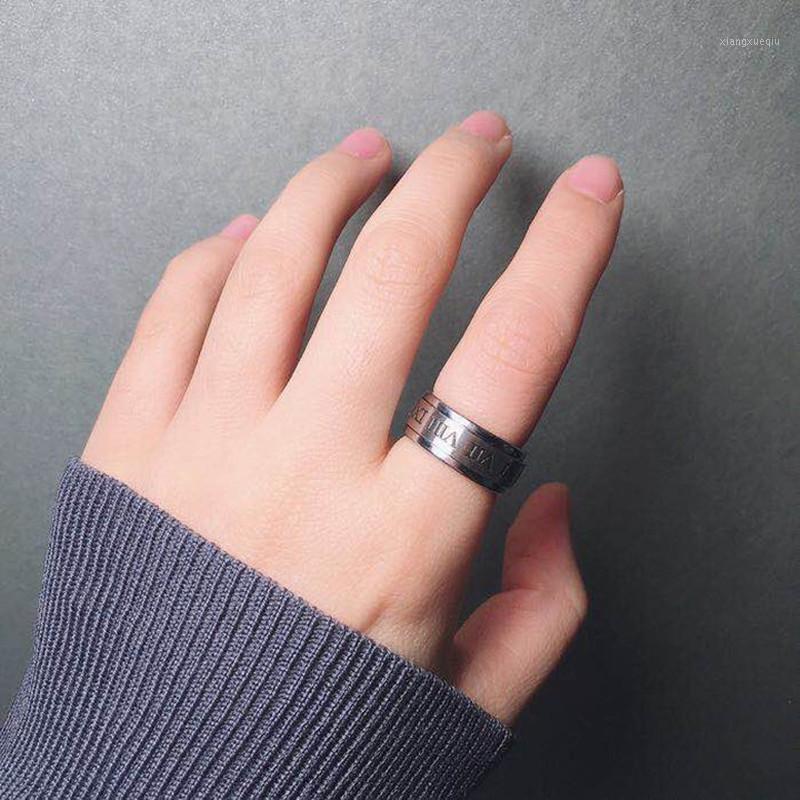 Cluster Rings Punk 8mm Rotated Titanium Ring For Men And Women Roman Number Spinner Reliever Stress Finger Band Gifts Him Size 7 To 13, Golden;silver
Cluster Rings Punk 8mm Rotated Titanium Ring For Men And Women Roman Number Spinner Reliever Stress Finger Band Gifts Him Size 7 To 13, Golden;silver