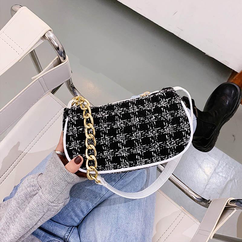 Women Subaxillary Bag 2021 Luxury Handbag Desinger Canvas Shoulder Bags Fashion Lady Armpit Pouch Travel Handle Bag Purse, Black shoulder bag
Women Subaxillary Bag 2021 Luxury Handbag Desinger Canvas Shoulder Bags Fashion Lady Armpit Pouch Travel Handle Bag Purse, Black shoulder bag