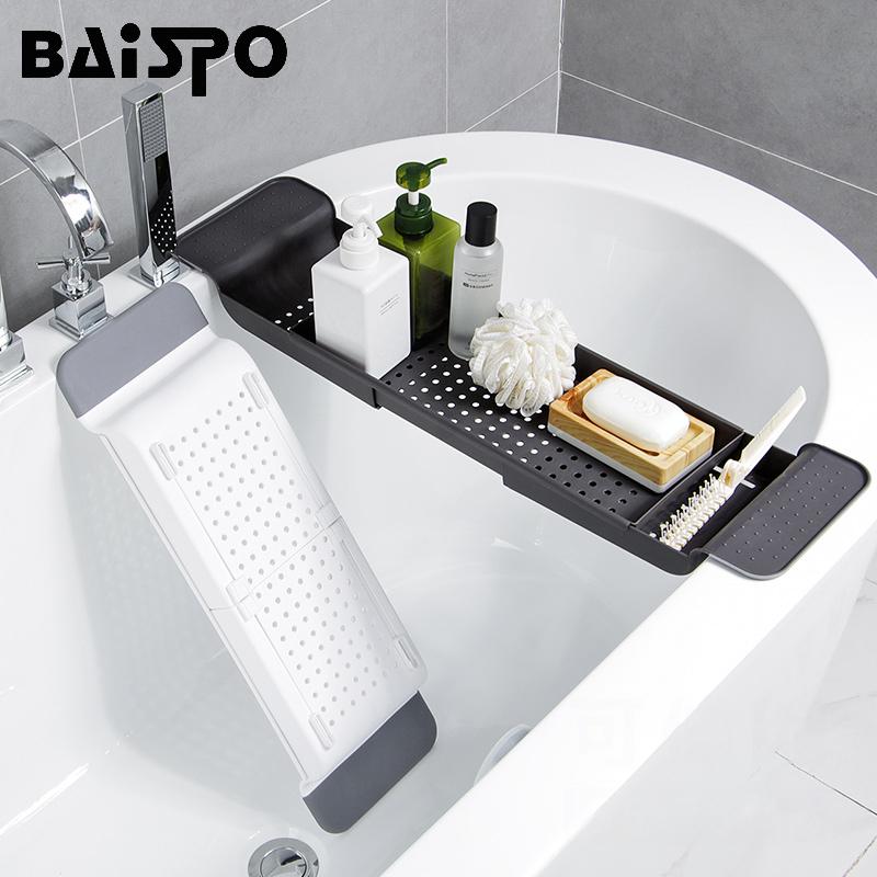 BAISPO Retractable Bathtub Storage Rack Bathroom Drain Shelf Kitchen Sorage Rack Multi-function Bathroom Accessories Sets
BAISPO Retractable Bathtub Storage Rack Bathroom Drain Shelf Kitchen Sorage Rack Multi-function Bathroom Accessories Sets