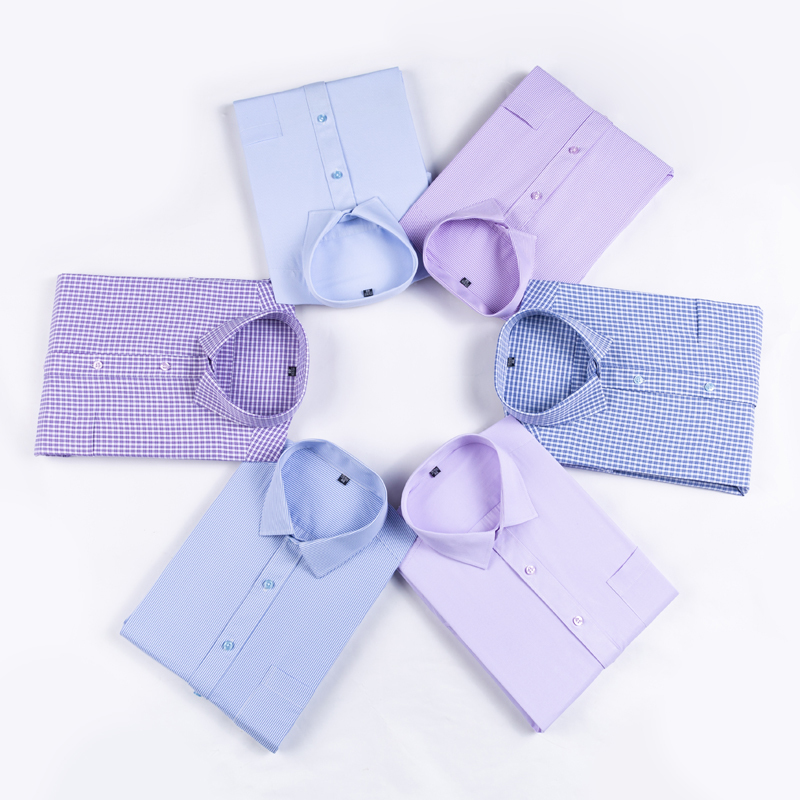 New Autumn Men Shirt Plus Size Slim Fit 45% Cotton Plaid Men Dress Shirts Regular Long Sleeve Men's Business Casual Shirt 201120