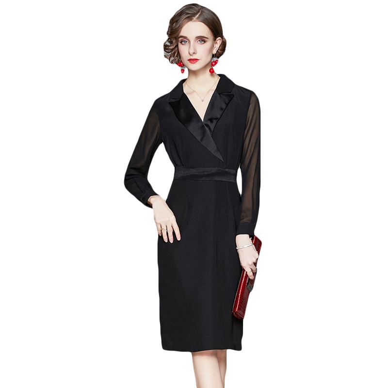Simgent Office Dress Women Suit Collar Long Sleeve Elegant Ladies Black Pencil Dress Work Wear Woman Clothing Vestidos SG010301
Simgent Office Dress Women Suit Collar Long Sleeve Elegant Ladies Black Pencil Dress Work Wear Woman Clothing Vestidos SG010301