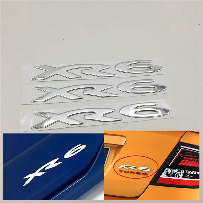 For Ford Falcon XR6 XR 6 Emblem Rear Trunk Tailgate Logo Sticker Side Door Fender Nameplate Decals, Silver
For Ford Falcon XR6 XR 6 Emblem Rear Trunk Tailgate Logo Sticker Side Door Fender Nameplate Decals, Silver
