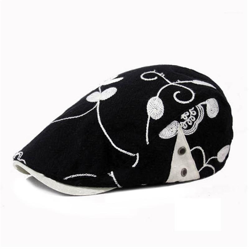 Wholesale-2016 New Summer Beret Embroidery Flower Hat Women Autumn Winter Newsboy Artist Berets Boinas Ladies Floral Cabbie Cap Sunbonnet1, Blue
Wholesale-2016 New Summer Beret Embroidery Flower Hat Women Autumn Winter Newsboy Artist Berets Boinas Ladies Floral Cabbie Cap Sunbonnet1, Blue
