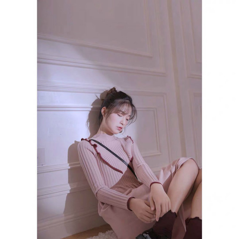 New spring 2021 fall fashions long-sleeve neck frilly the fine female mesh dress in knitted y240 QCOV, Vince
New spring 2021 fall fashions long-sleeve neck frilly the fine female mesh dress in knitted y240 QCOV, Vince