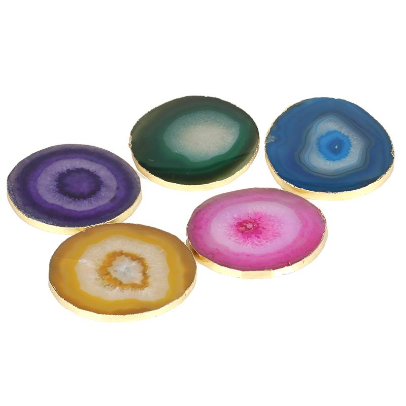 Closed Round Colorful Green Yellow Blue Pink Onyx Stone Slice Jewelry Display Tool For Drink Cup Home Decor 2021
Closed Round Colorful Green Yellow Blue Pink Onyx Stone Slice Jewelry Display Tool For Drink Cup Home Decor 2021