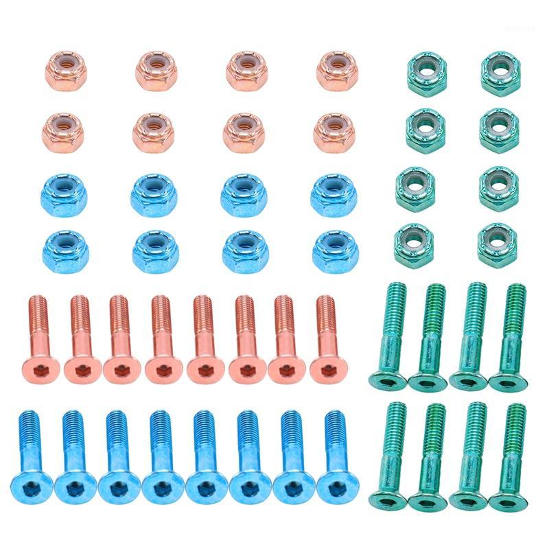 Set of 24Pcs Flat Head Replacement Skateboard Truck Hardware Longboard Mounting Screws Bolts 2.54 cm / 1inch1, As pic
Set of 24Pcs Flat Head Replacement Skateboard Truck Hardware Longboard Mounting Screws Bolts 2.54 cm / 1inch1, As pic