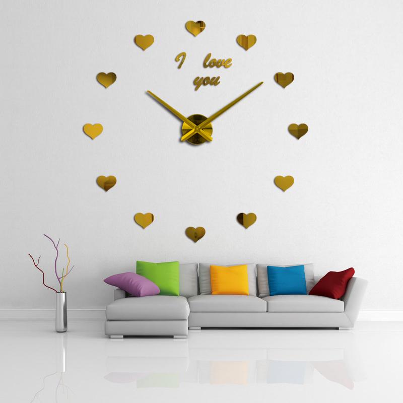 Fashion New Diy acrylic mirror Wall ClockS big quartz watch still life needle clocks modern living room home decoration stickers
Fashion New Diy acrylic mirror Wall ClockS big quartz watch still life needle clocks modern living room home decoration stickers