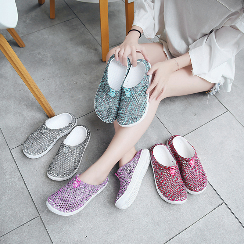 womens casual Clogs Breathable beach sandals valentine slippers summer slip on women flip flops shoes home shoes for women LJ200831