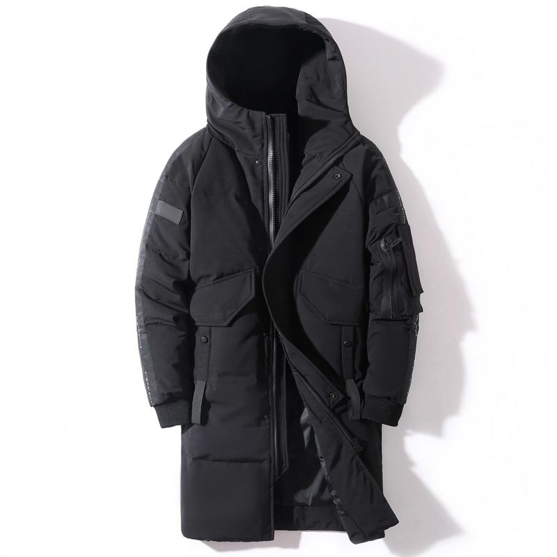 2020 Winter Men' Down Jacket Hooded Fashion Long Down Coat Men Windproof Waterproof Thick Warm Brand Mens Clothing Long Parka, Black
2020 Winter Men' Down Jacket Hooded Fashion Long Down Coat Men Windproof Waterproof Thick Warm Brand Mens Clothing Long Parka, Black