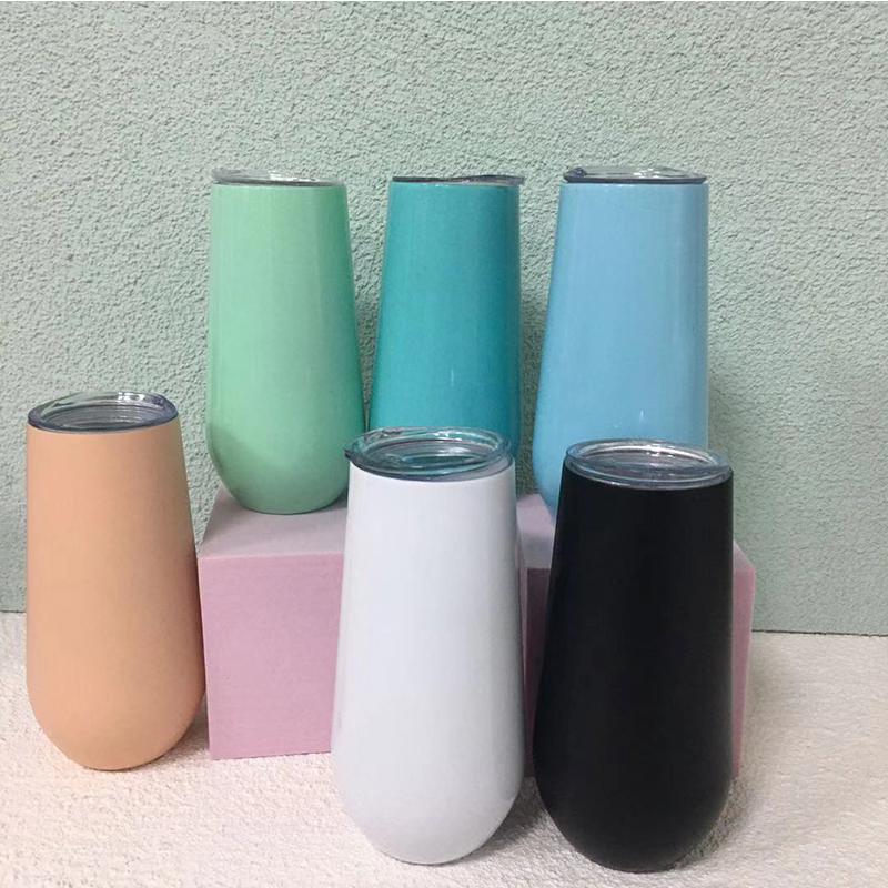 Water Bottles 6oz Wine Tumbler Stainless Steel Stemless Egg Shape Beer Mug Double Insulated Champagne Flutes Christmas Gifts
Water Bottles 6oz Wine Tumbler Stainless Steel Stemless Egg Shape Beer Mug Double Insulated Champagne Flutes Christmas Gifts