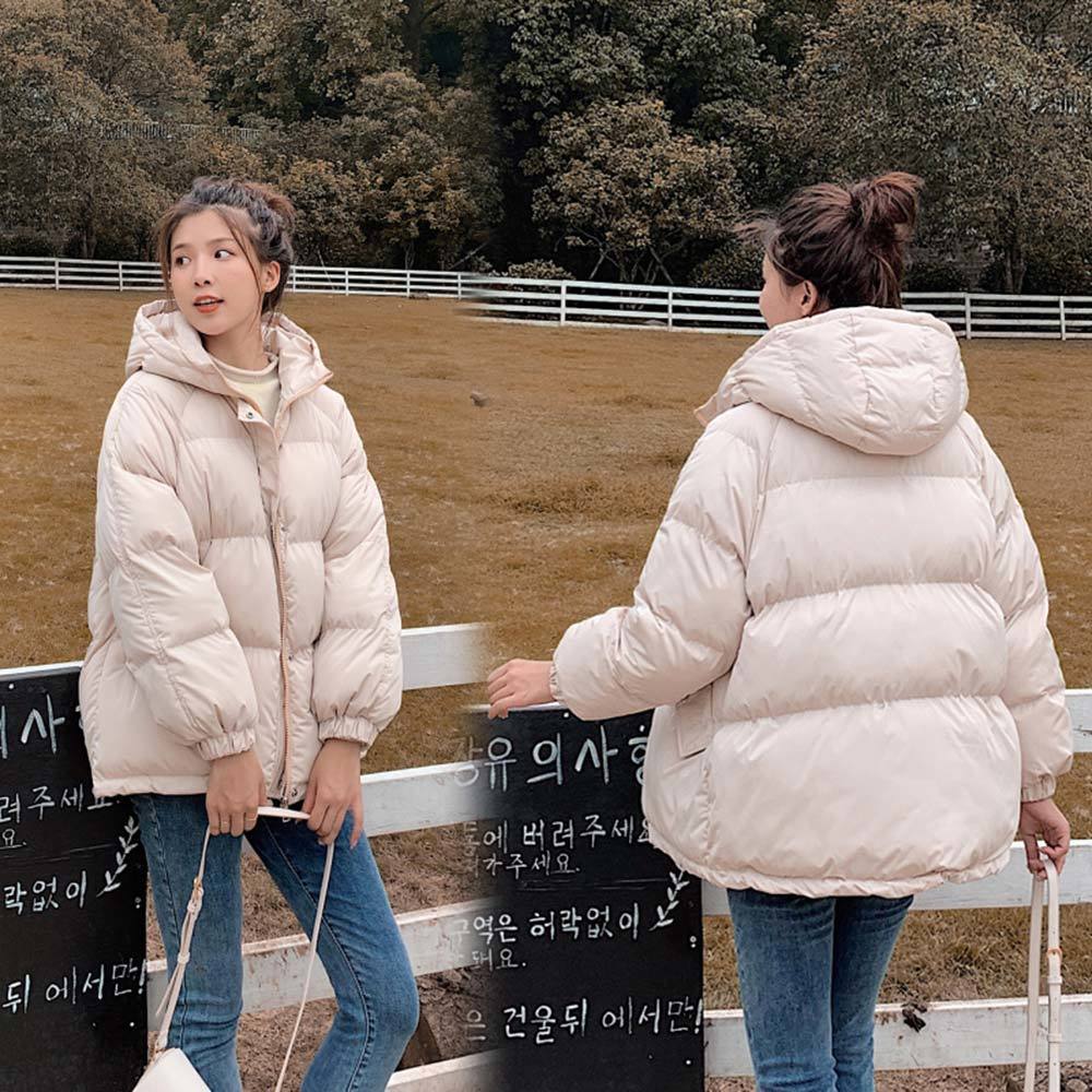 PinkyIsBlack Hooded Women Winter Down Jacket Coat Plus Size 2XL Short Thicken Warm Cotton Padded Winter Coat Women Clothes 201103wtt