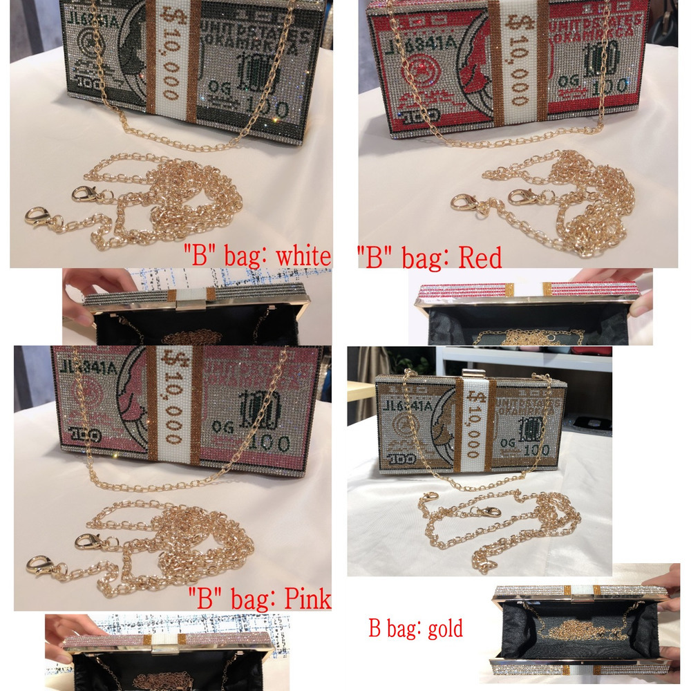 HBP New crystal Money USD bags Dollar Design Luxury Diamond Evening Party Purse Clutch Wedding Dinner Purses and Handbags Q1220
HBP New crystal Money USD bags Dollar Design Luxury Diamond Evening Party Purse Clutch Wedding Dinner Purses and Handbags Q1220