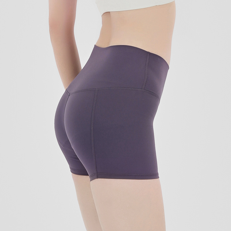 Yoga Shorts High Waist Womens Sports Fitness Nakedfeel Squat Proof Yoga Running Gym Workout Compression Exercise Pants