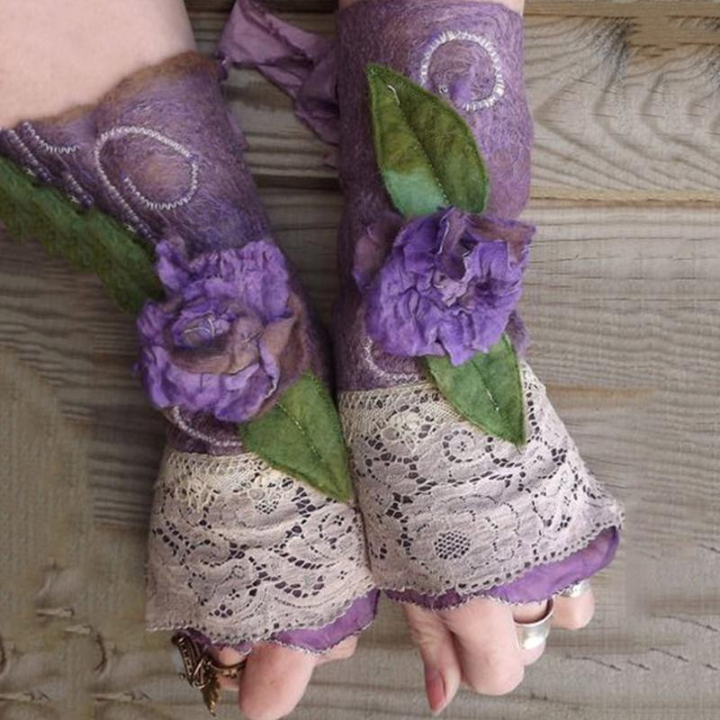 Lace Floral Fingerless Women's Gloves Warm Fingerless Gloves Without Fingers Female Touchscreen Tablet Pad Elbow Mittens
Lace Floral Fingerless Women's Gloves Warm Fingerless Gloves Without Fingers Female Touchscreen Tablet Pad Elbow Mittens