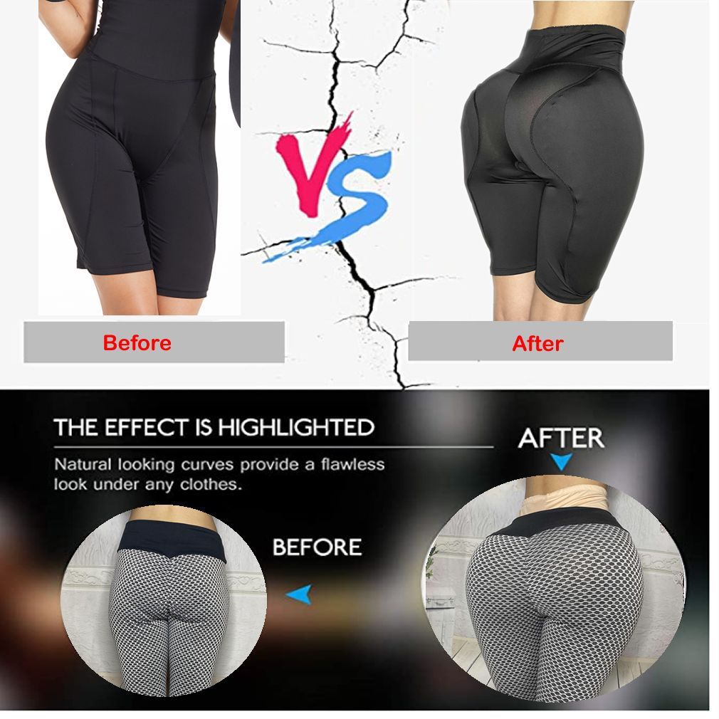 6XL Padded Hip Panties Booty Lifter Butt Enhancers Inserts Shaper Waist Trainer Underwear 201223