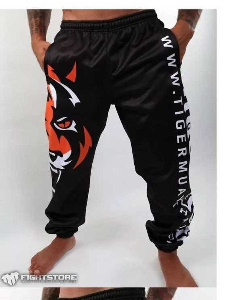Men boxing sports fitness Tigter Muay Thai Personality Loose Large Size Thai Fist and Jogging Pants Running Fights Kickboxing LJ201217