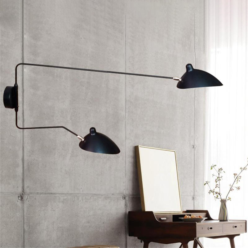 Spider Serge Mouille Wall Lights Nordic Bedroom Industrial Retro Wall Lamp Creative Simple Living Room Led Light Fixtures