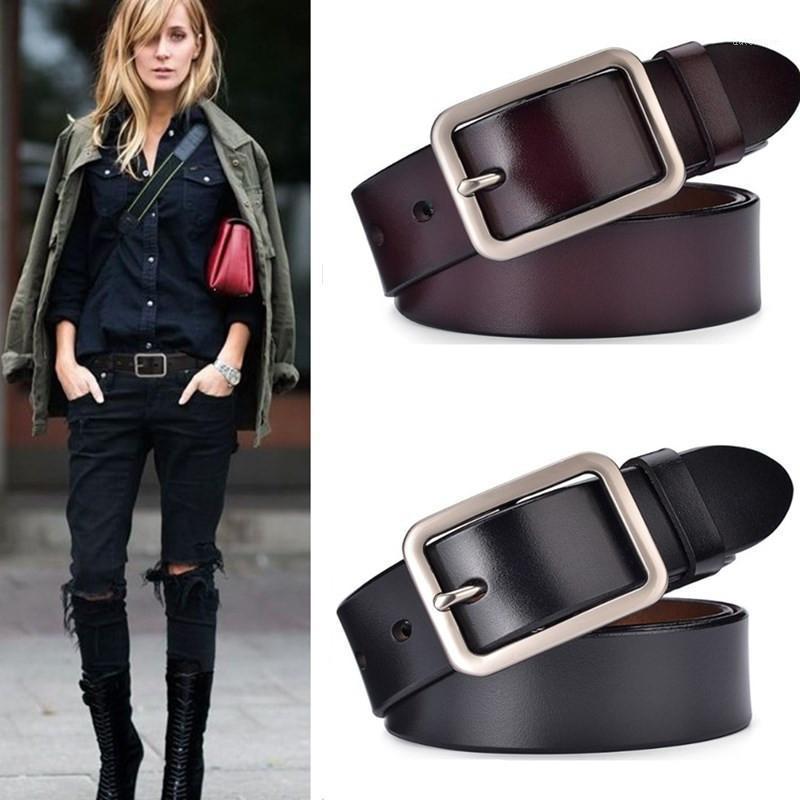 Luxury Designer Belt For Women Brand New High Quality Red Genuine Leather Strap Belts Silver Buckle Casual Belt Jeans Cowskin1, Black
Luxury Designer Belt For Women Brand New High Quality Red Genuine Leather Strap Belts Silver Buckle Casual Belt Jeans Cowskin1, Black