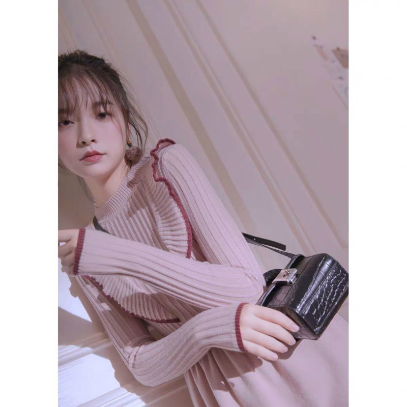 2021 New spring fall fashions long-sleeve neck frilly the fine female mesh dress in knitted y240 R58N, Vince
2021 New spring fall fashions long-sleeve neck frilly the fine female mesh dress in knitted y240 R58N, Vince