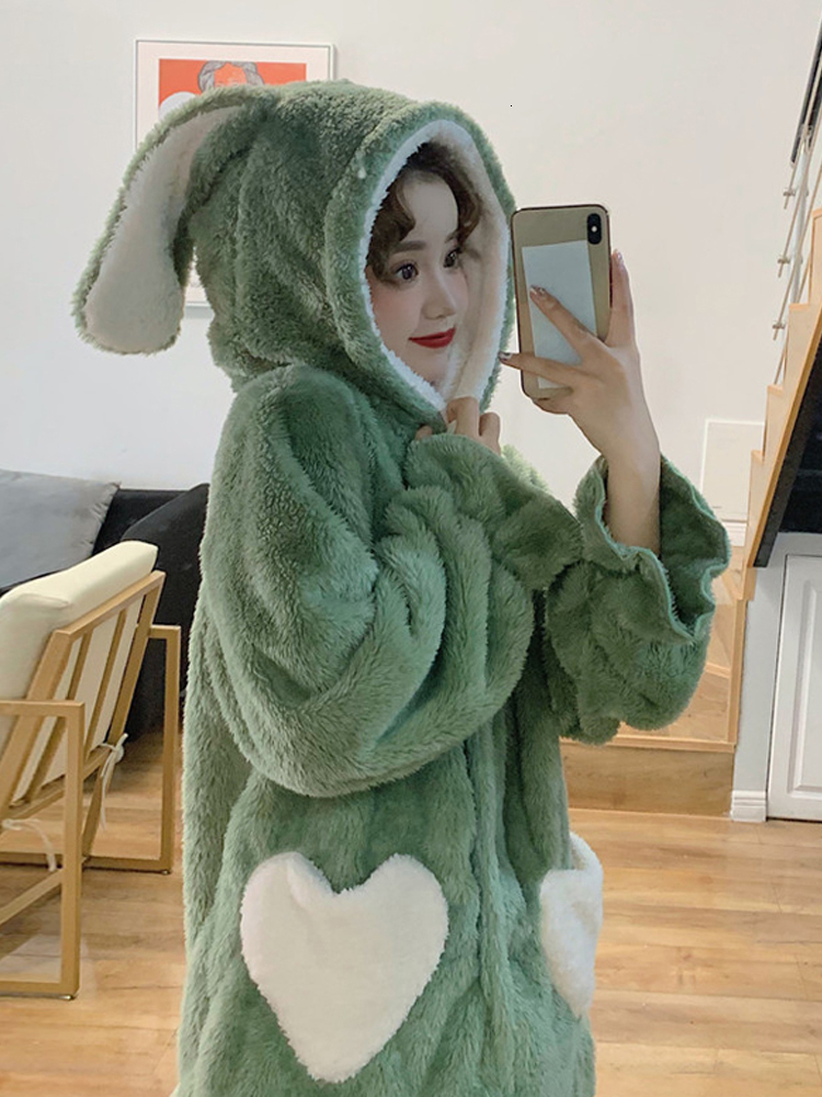 2021 Beautiful Winter Girl's Pajamas Fall and Winter's New Coral Velvet Can Wear Suit Home IZ0O, Green
2021 Beautiful Winter Girl's Pajamas Fall and Winter's New Coral Velvet Can Wear Suit Home IZ0O, Green
