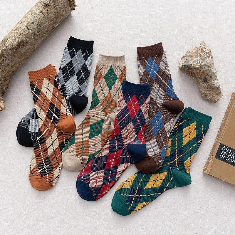 New men's socks in autumn and winter, Beige
