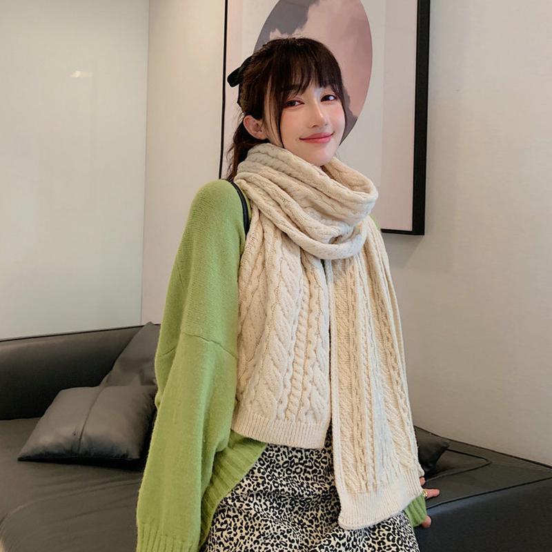 Scarves Arrival Comfortable Thick Soft Cute Scarf Warm Temperamental Fresh Vintage High Quality Knit Elegant Lovely Solid Shawl
Scarves Arrival Comfortable Thick Soft Cute Scarf Warm Temperamental Fresh Vintage High Quality Knit Elegant Lovely Solid Shawl
