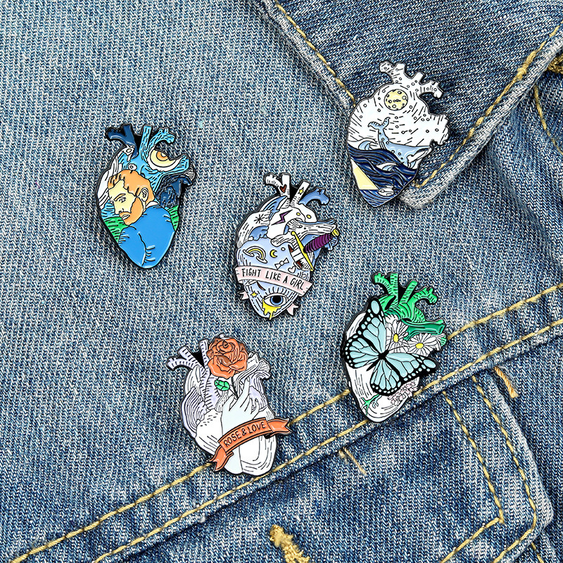 Heart Butterfly Enamel Brooches Pin for Women Fashion Dress Coat Shirt Demin Metal Brooch Pins Badges Promotion Gift 2021 New Design
Heart Butterfly Enamel Brooches Pin for Women Fashion Dress Coat Shirt Demin Metal Brooch Pins Badges Promotion Gift 2021 New Design
