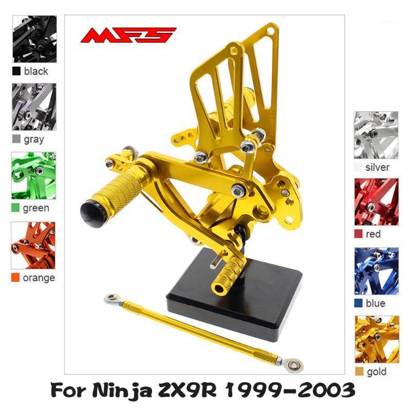 MFS Motorcycle Rearset CNC Adjustable Foot Pegs Accessories For Ninja ZX9R 2000 2001 2002 2003 Footrests ZX-9R Footpegs1
MFS Motorcycle Rearset CNC Adjustable Foot Pegs Accessories For Ninja ZX9R 2000 2001 2002 2003 Footrests ZX-9R Footpegs1