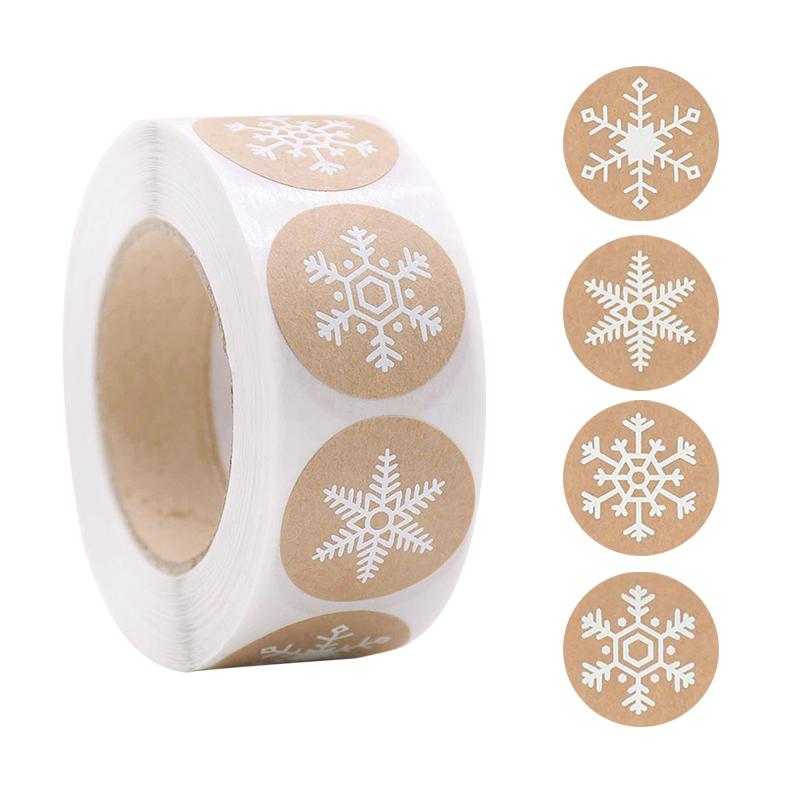 500pcs/roll Round Snowflake Kraft Paper Stickers Christmas Seal Sticker DIY Gift Cookie Candy Packaging Stationery Sticker Label
500pcs/roll Round Snowflake Kraft Paper Stickers Christmas Seal Sticker DIY Gift Cookie Candy Packaging Stationery Sticker Label