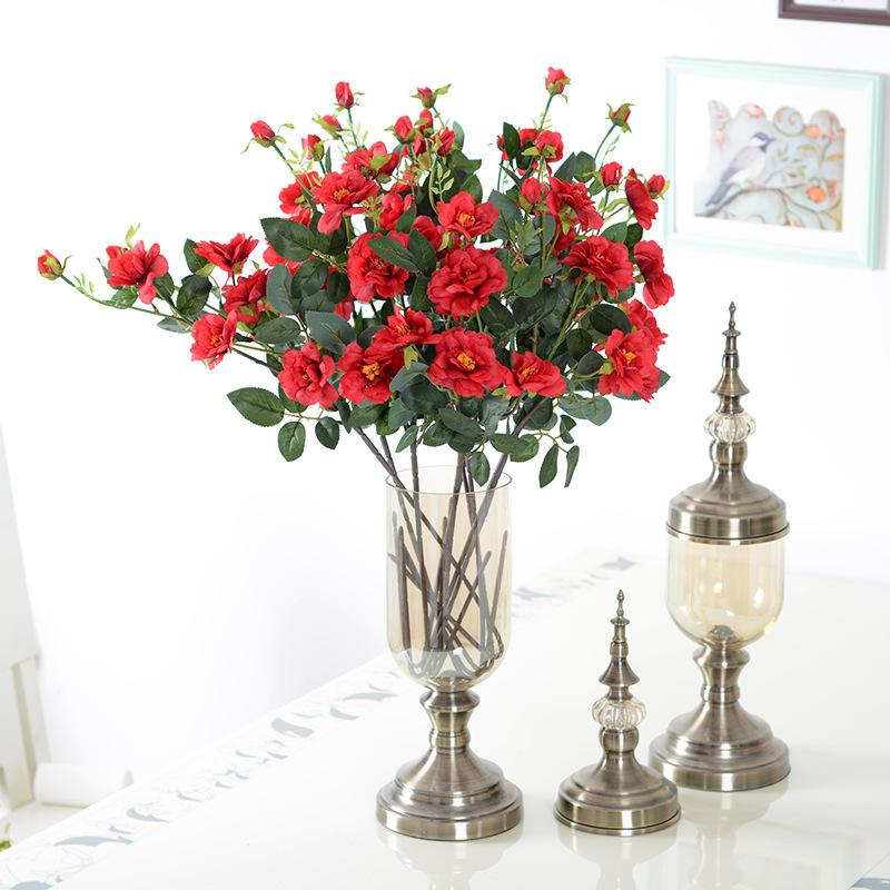 Iceberg rose artificial flowers 7 Head roses wedding arrangement rose bouquet home decoration fake flowers 1pcs, Pink
Iceberg rose artificial flowers 7 Head roses wedding arrangement rose bouquet home decoration fake flowers 1pcs, Pink