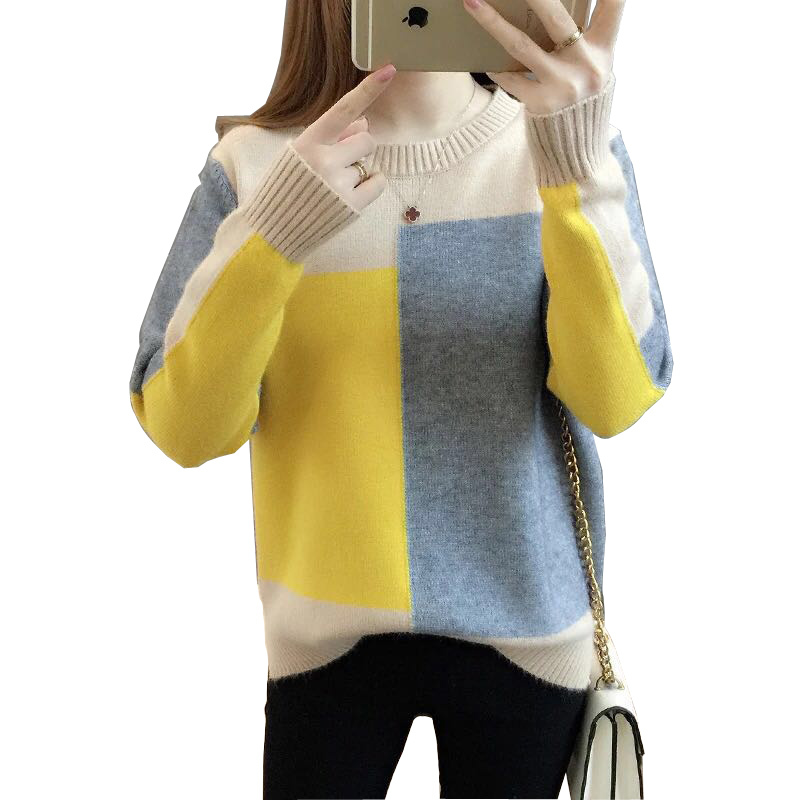 Winter Woman Sweaters Base Knitted or Crocheted Tops Ladies Long Sleeve Sweater Trellises Neck Chompas Clothes Mujer Bxm6, Light blue
Winter Woman Sweaters Base Knitted or Crocheted Tops Ladies Long Sleeve Sweater Trellises Neck Chompas Clothes Mujer Bxm6, Light blue