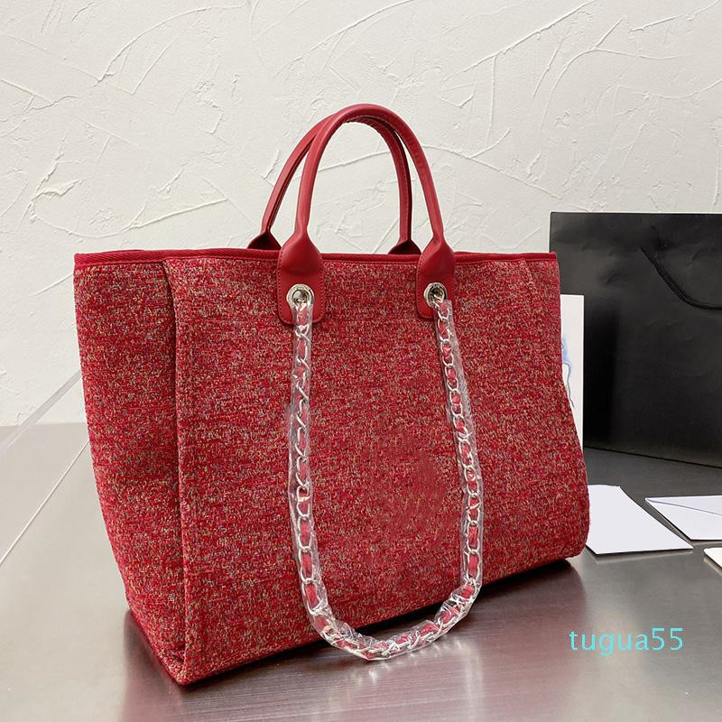 Designer Bags Womens Deauville Chain High Quality Totes Large Capacity Street Travel Holiday