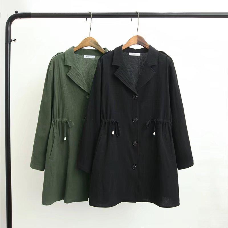 loose Korean Women Trench Coat Spring 2020 Slim Full Sleeve European Windbreaker Long Turn-down Collar Ladies Overcoat, Black
loose Korean Women Trench Coat Spring 2020 Slim Full Sleeve European Windbreaker Long Turn-down Collar Ladies Overcoat, Black